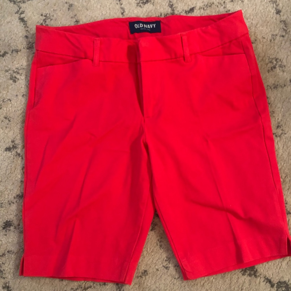 Old Navy Hot Pink Bermuda Shorts